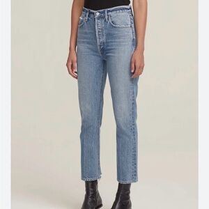 Agolde High Rise Blue Women's Jeans